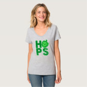 I Liebe Hopfen in Handbäumen T-Shirt (Vorderseite Vollansicht)