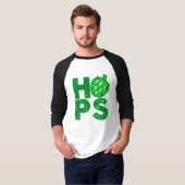 I Liebe Hopfen in Handbäumen T-Shirt (Vorne ganz)