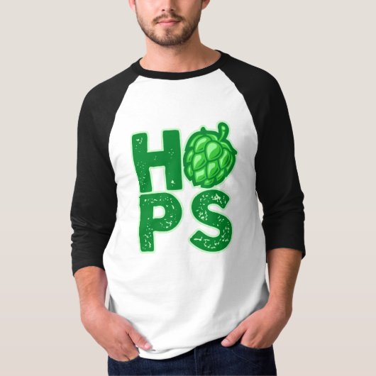 I Liebe Hopfen in Handbäumen T-Shirt (Vorderseite)