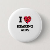 I Liebe-Hörgeräte Button (Vorderseite)