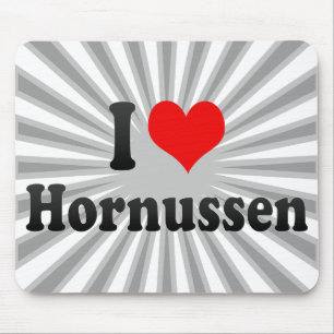 I Liebe Hornussen Mousepad