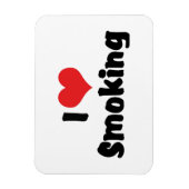 I Liebe Hörrauchen - Zigarettenraucher Magnet (Vertikal)