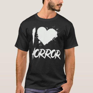 I Liebe Horror Design T-Shirt