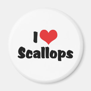 I Liebe Hörscallops Magnet