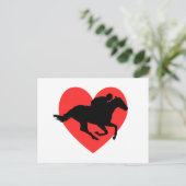 I Liebe Horseracing Postkarte (Stehend Vorderseite)