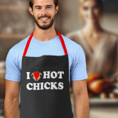 I Liebe Hot Chicks | Funny GRILLEN Schürze