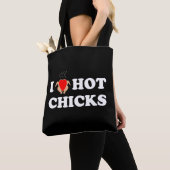 I Liebe Hot Chicks | Funny Tasche Schultertasche (Von Nahem)