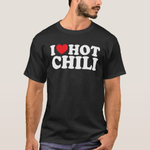 I Liebe Hot Chili Funny Vintag Food Lover Retro I T-Shirt