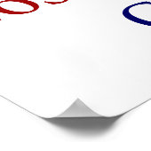 I Liebe Hot Costa Rica Typ Poster (Ecke)