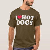I Liebe Hot Dogs T-Shirt (Vorderseite)