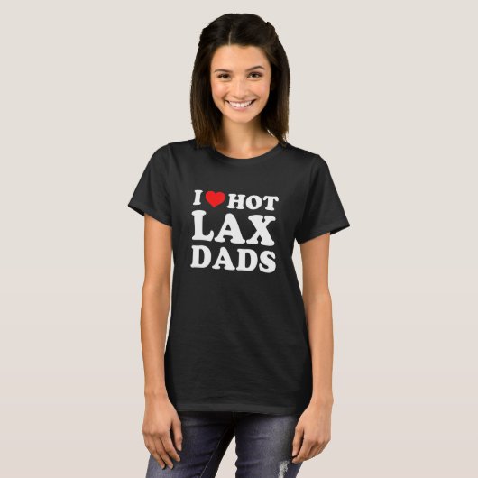 I Liebe Hot Lax Vater T-Shirt (Vorne ganz)