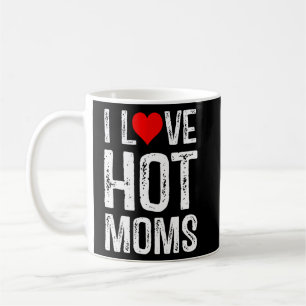 I Liebe Hot Mamas Ich Herz Hot Mamas Kaffeetasse