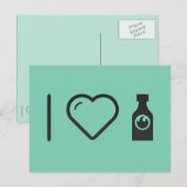 I Liebe Hot Sauce Postkarte (Vorne/Hinten)
