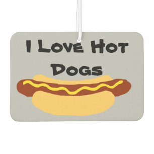 I Liebe-Hotdogs Autolufterfrischer