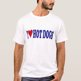 I Liebe-Hotdogs T-Shirt