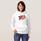 I Liebe Hotdogs Womens Hoodie (Vorne ganz)