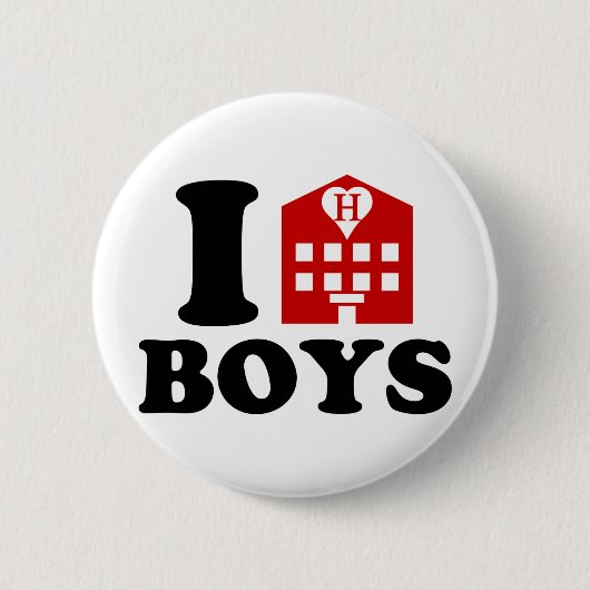 I Liebe Hotel Boys Button (Vorderseite)