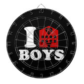 I Liebe Hotel Boys Dartscheibe (vorne)