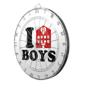 I Liebe Hotel Boys Dartscheibe (Vorderseite rechts)