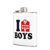 I Liebe Hotel Boys Flachmann (Links)