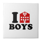 I Liebe Hotel Boys Fliese (Vorderseite)