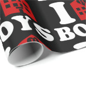 I Liebe Hotel Boys Geschenkpapier (Rolleneckpunkt)