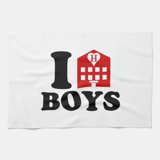 I Liebe Hotel Boys Handtuch (Horizontal)