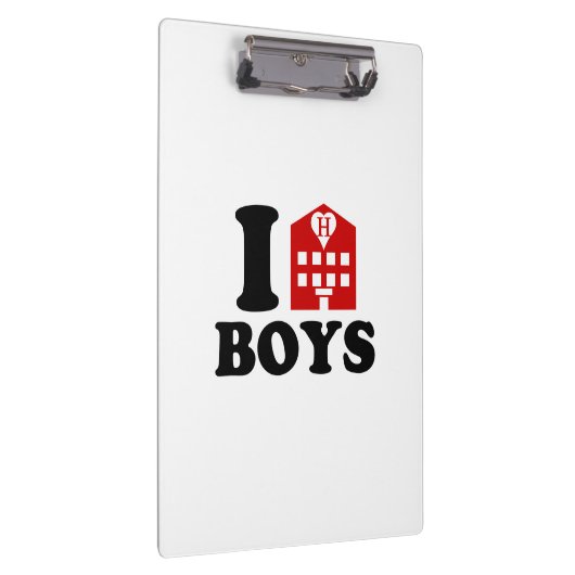I Liebe Hotel Boys Klemmbrett (Rechts)