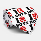 I Liebe Hotel Boys Krawatte (Gerollt)
