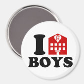 I Liebe Hotel Boys Magnet (Vorderseite/Rückseite)