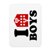 I Liebe Hotel Boys Magnet (Vertikal)