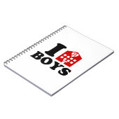 I Liebe Hotel Boys Notizblock (Linke Seite)