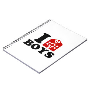 I Liebe Hotel Boys Notizblock