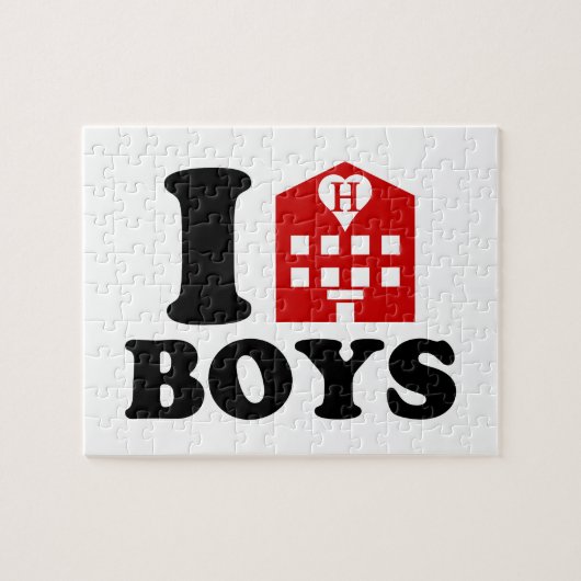 I Liebe Hotel Boys Puzzle (Horizontal)