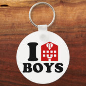 I Liebe Hotel Boys Schlüsselanhänger (Vorderseite)