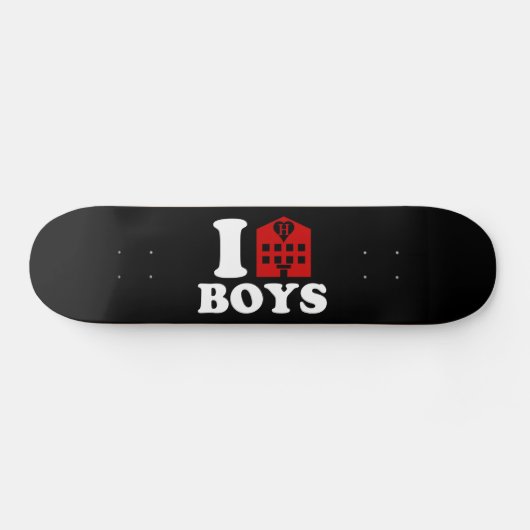 I Liebe Hotel Boys Skateboard (Horizontal)