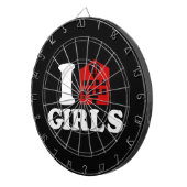 I Liebe Hotel Girls Dartscheibe (Vorderseite rechts)