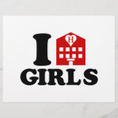 I Liebe Hotel Girls Flyer (Hinten)