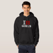 I Liebe Hotel Girls Hoodie (Vorne ganz)