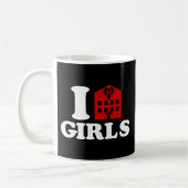 I Liebe Hotel Girls Kaffeetasse (Links)
