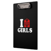 I Liebe Hotel Girls Klemmbrett (Links)