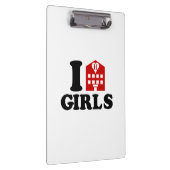 I Liebe Hotel Girls Klemmbrett (Rechts)