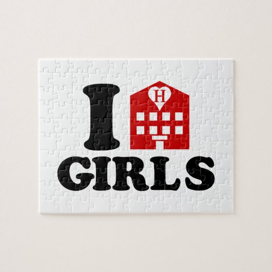 I Liebe Hotel Girls Puzzle (Horizontal)