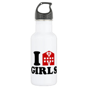 I Liebe Hotel Girls Trinkflasche