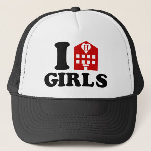 I Liebe Hotel Girls Truckerkappe