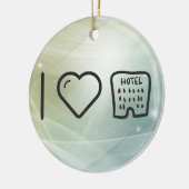 I Liebe-Hotel Keramikornament (Links)
