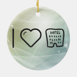 I Liebe-Hotel Keramikornament