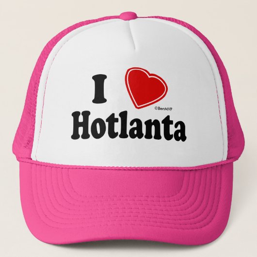 I Liebe Hotlanta Truckerkappe (Vorderseite)