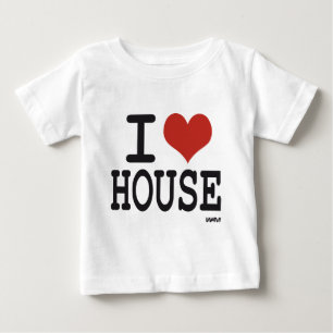 I Liebe House Music Baby T-shirt