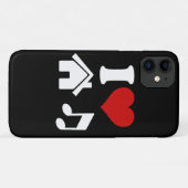 I Liebe House Music Case-Mate iPhone Hülle (Rückseite (Horizontal))